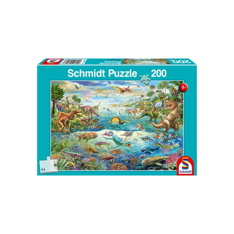 Puzle discover the dinosaurs 200