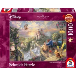Dėlionė Schmidt Disney the beauty and the Beast, 37.3 cm x 27.2 cm, 1000 vnt.