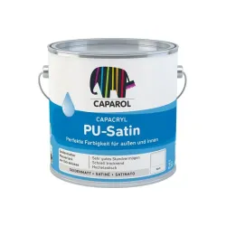 Krāsa, durvis-mēbeles Caparol Capacryl Pu-satin, matēts, 0.7 l, pu-satin