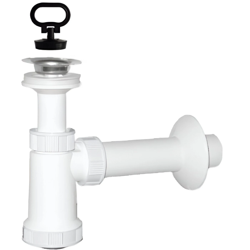 Sifons izlietnei EU0N342 1 1-4x40mm, ar izplūdi