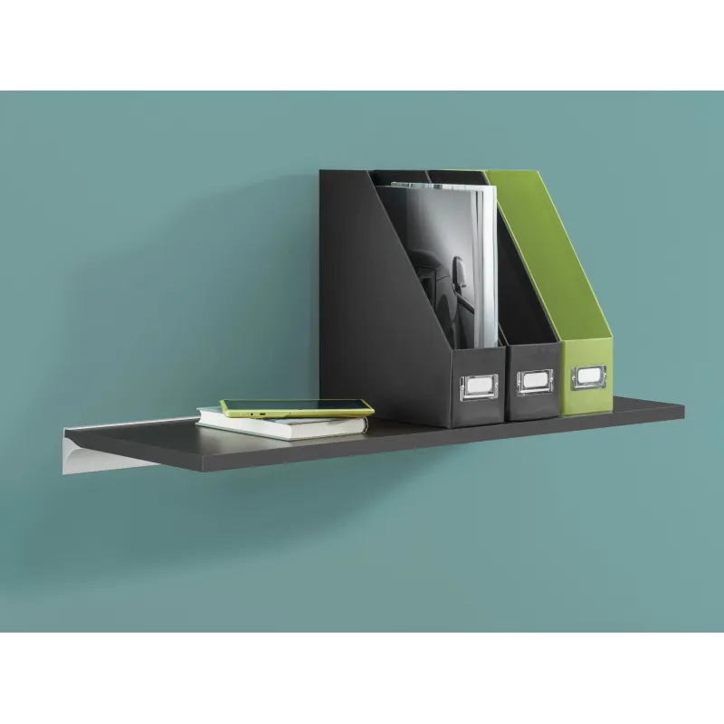 Plaukts lite 60x20x19 cm antracīta