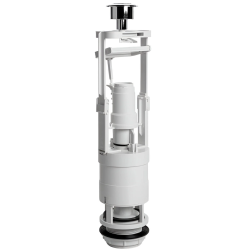 WC izplūdes mehānisms OVDC001, dubultpoga, hromēta