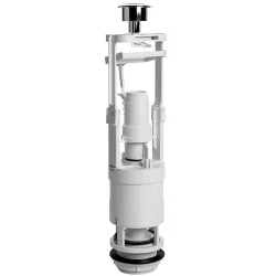 WC izplūdes mehānisms OVDC001, dubultpoga, hromēta