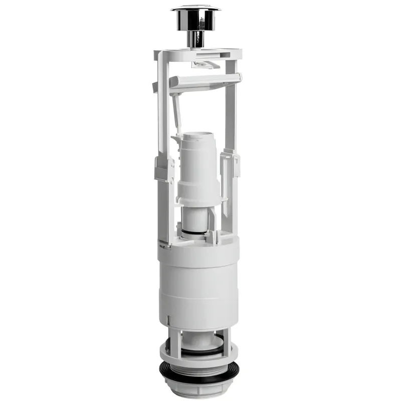 WC izplūdes mehānisms OVDC001, dubultpoga, hromēta