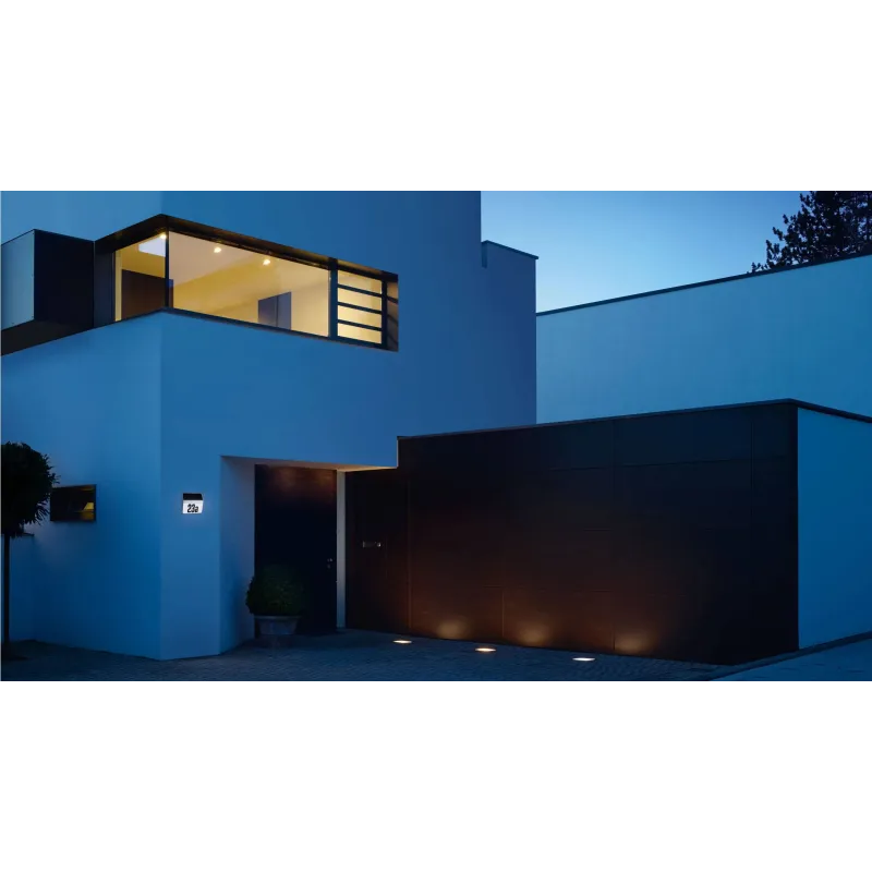 Āra sienas lampa Steinel, 0.03W, LED, IP44, antracīta krās., 24.2 cm x 5.1 cm