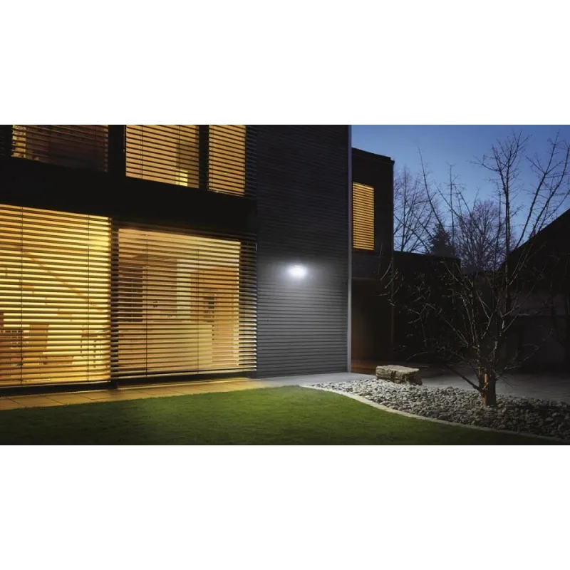Āra sienas lampa Steinel, 1.2W, LED, IP44, balta krās., 18.9 cm x 29.8 cm