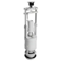 WC izplūdes mehānisms OVJC000, viena poga, hromēta