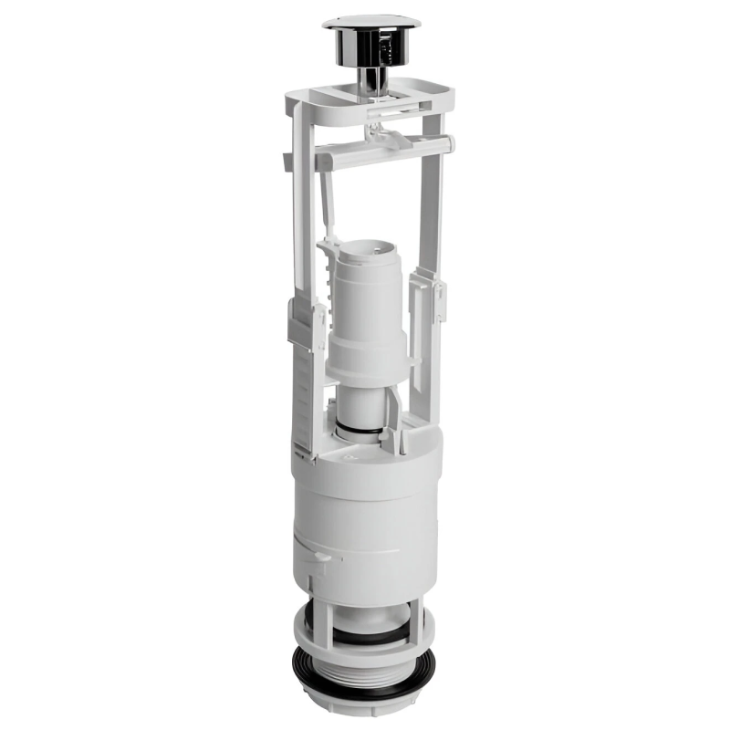 WC izplūdes mehānisms OVJC000, viena poga, hromēta