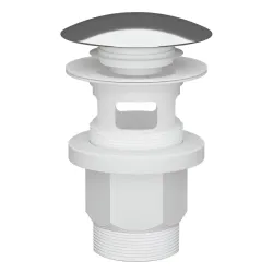 Izplūde izlietnei 1 1-4 klik-klak, hromēta