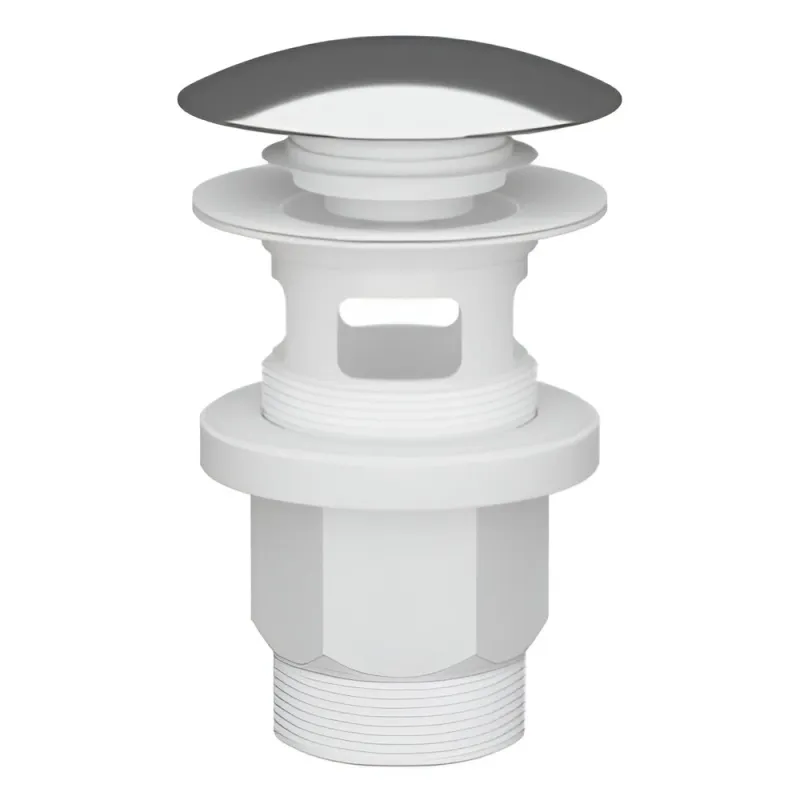 Izplūde izlietnei 1 1-4 klik-klak, hromēta