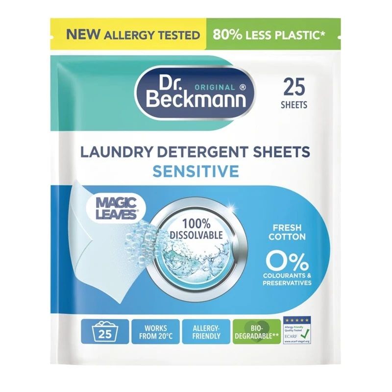 DR. BECKMANN Sensitive veļas mazgāšanas salvetes 25gab