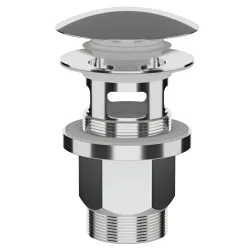 Izplūde izlietnei 1 1-4 klik-klak, Inox