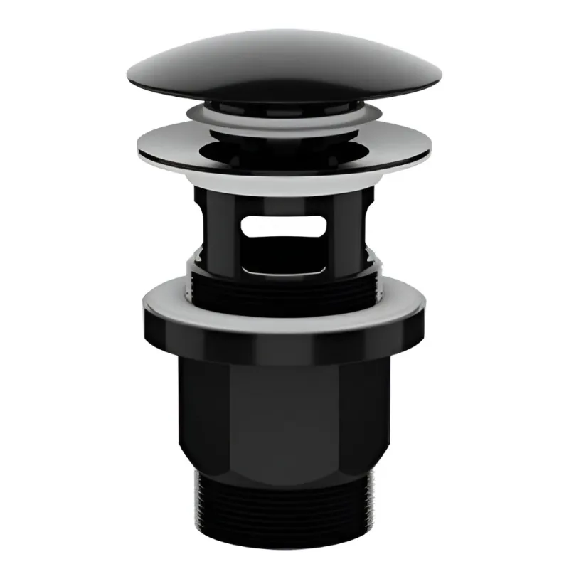 Izplūde izlietnei 1 1-4 klik-klak, melna