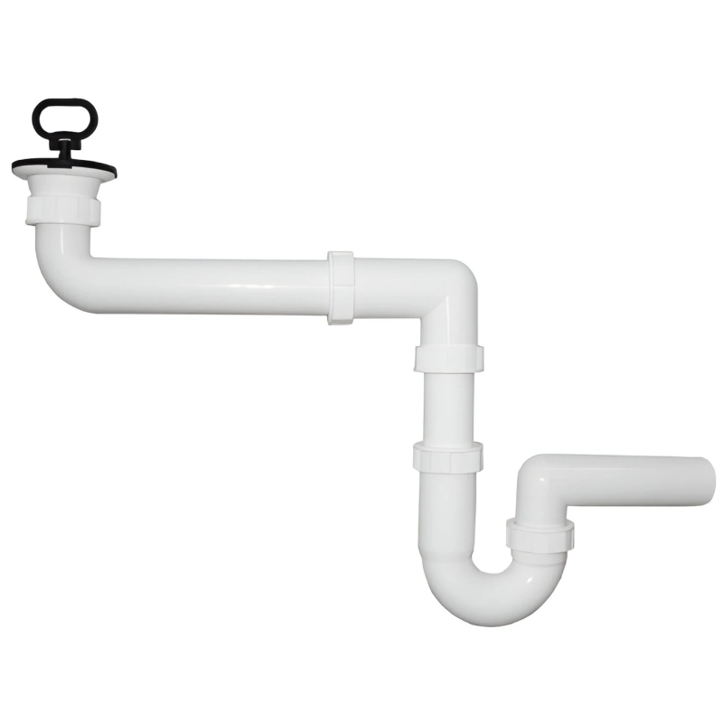 Sifons izlietnei U-veida 1 1-4x40mm, kompakts