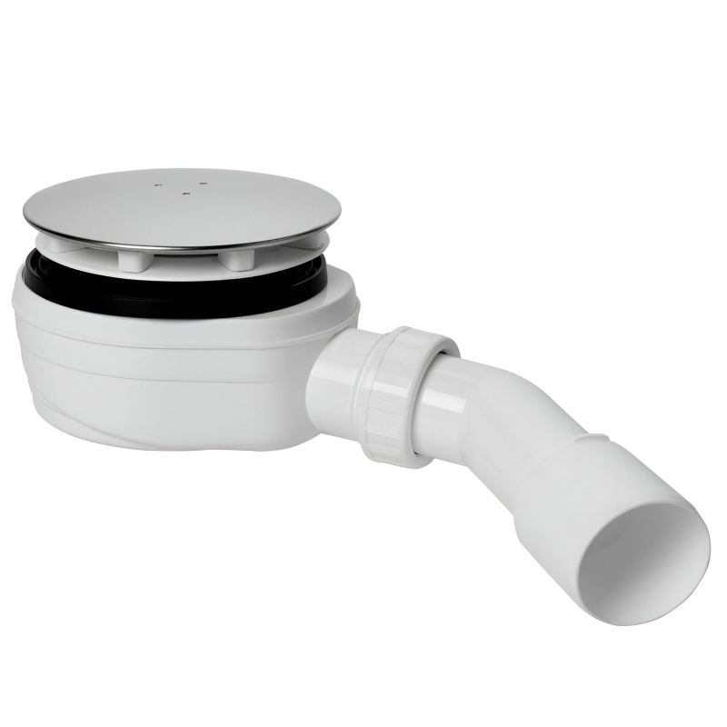 Sifons dušas EWNN942 90-40 Inox, zemais, 45°, 40-50mm, sietiņš