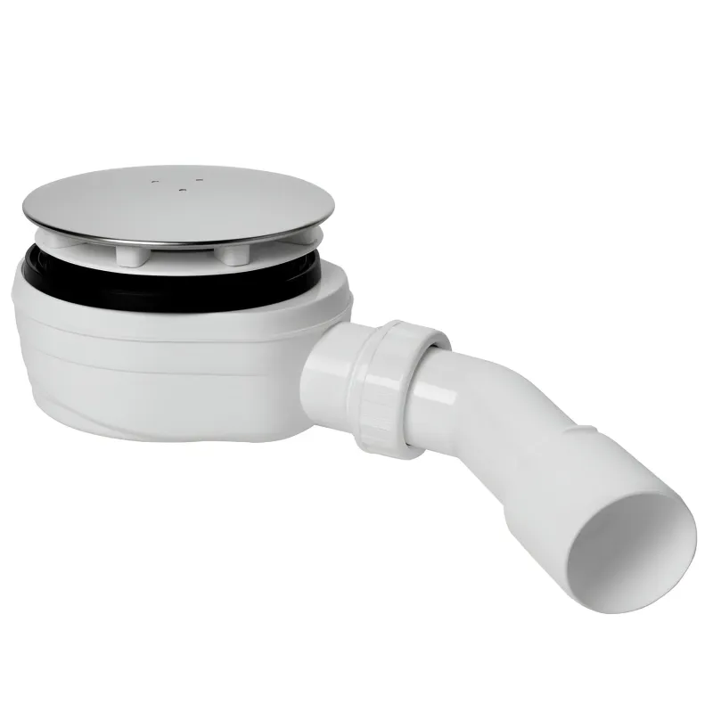 Sifons dušas EWNN942 90-40 Inox, zemais, 45°, 40-50mm, sietiņš