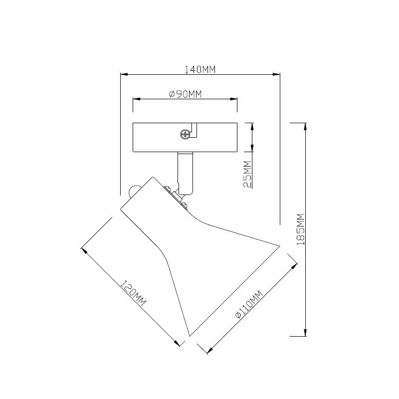 Lampa pārvietojams Reality Nina R80161002, E14, 1 x 40 W