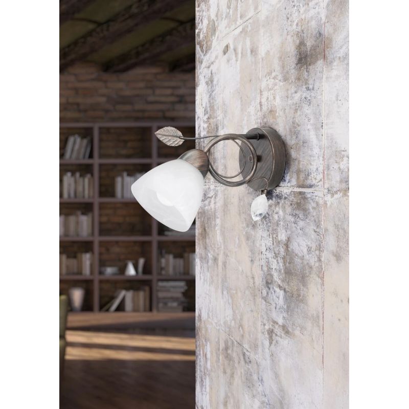 Sienas lampa traditio e14 rūsas