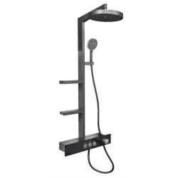 Shower set domoletti metal grey