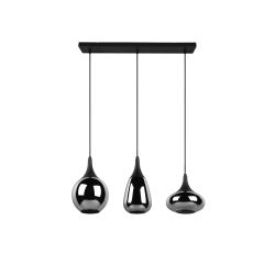Lampa griestu Trio lumina 3xe14 melna