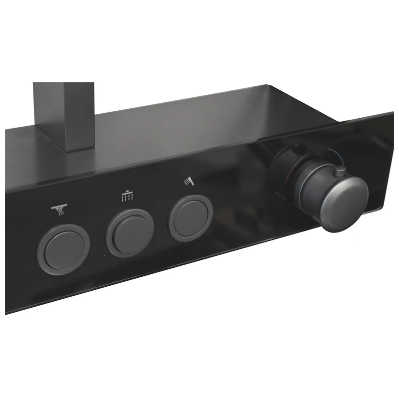 Komplekts dušas domoletti metal grey