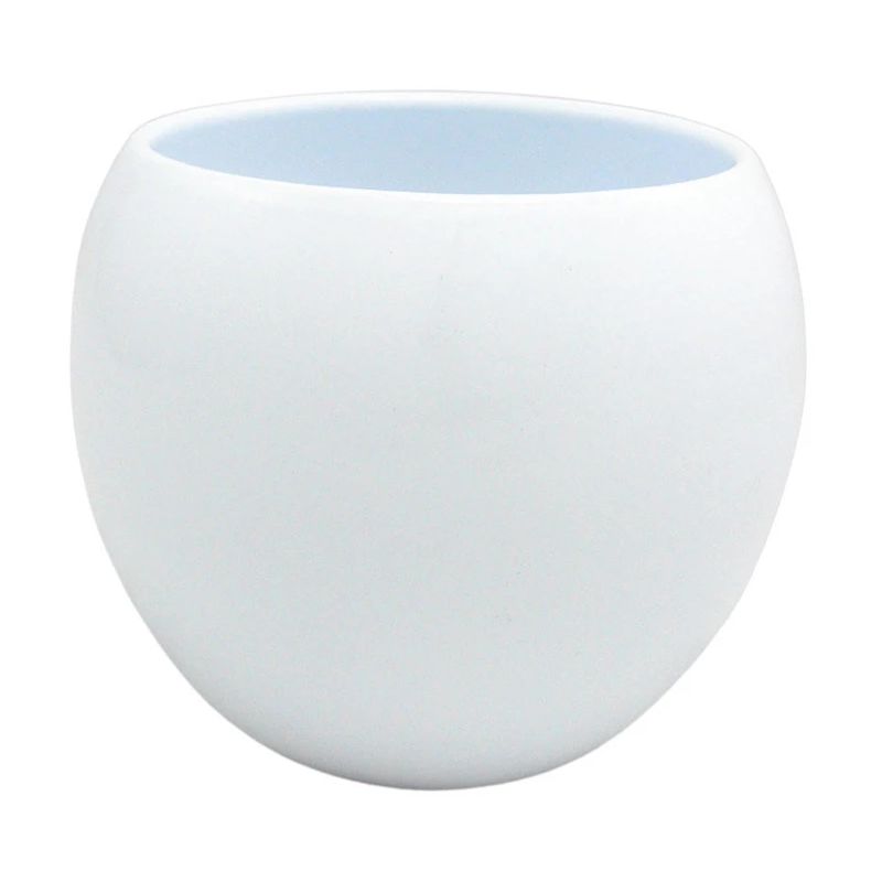 Цветочный горшок Domoletti 510, керамика, белый цв.