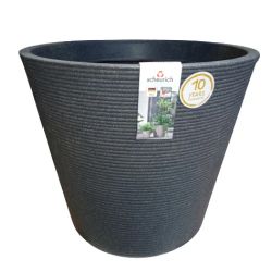 Puķu pods 242-49 schwarz-granit d49