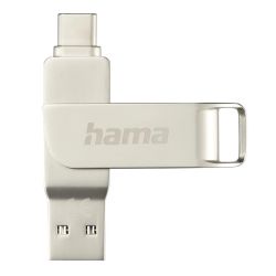 Hama 00182490 C-Rotate Pro 64GB USB 3.0 silver