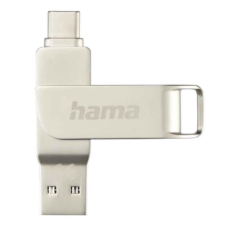 Hama 00182490 C-Rotate Pro 64GB USB 3.0 silver
