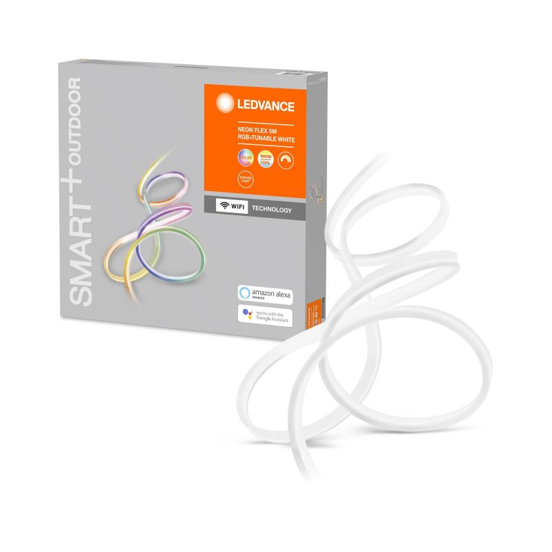 Led lente smart wifi neon 5m rgbtw ip44