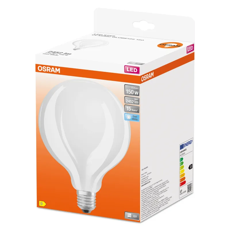 Spuldze Osram LED, E27, balta krās., E27, 17 W, 2452 lm