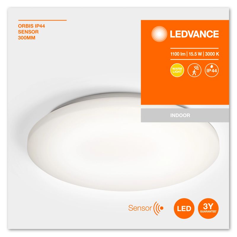 Griestu lampa led orbis ip44 30cm