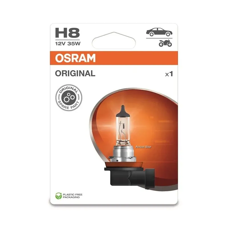 Automobilio lemputė Osram 64212-1BL, halogeninė, skaidri sp., 12 V