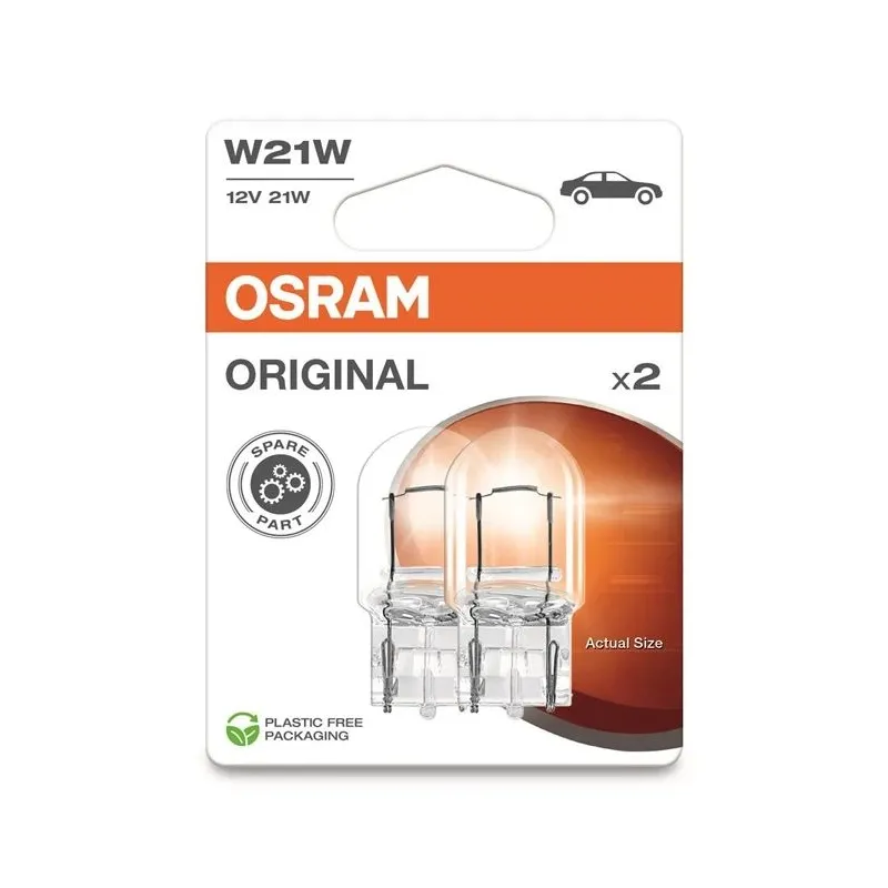 Auto spuldze Osram 7505-2BL, kvēldiegu spuldze, caurspīdīga, 12 V
