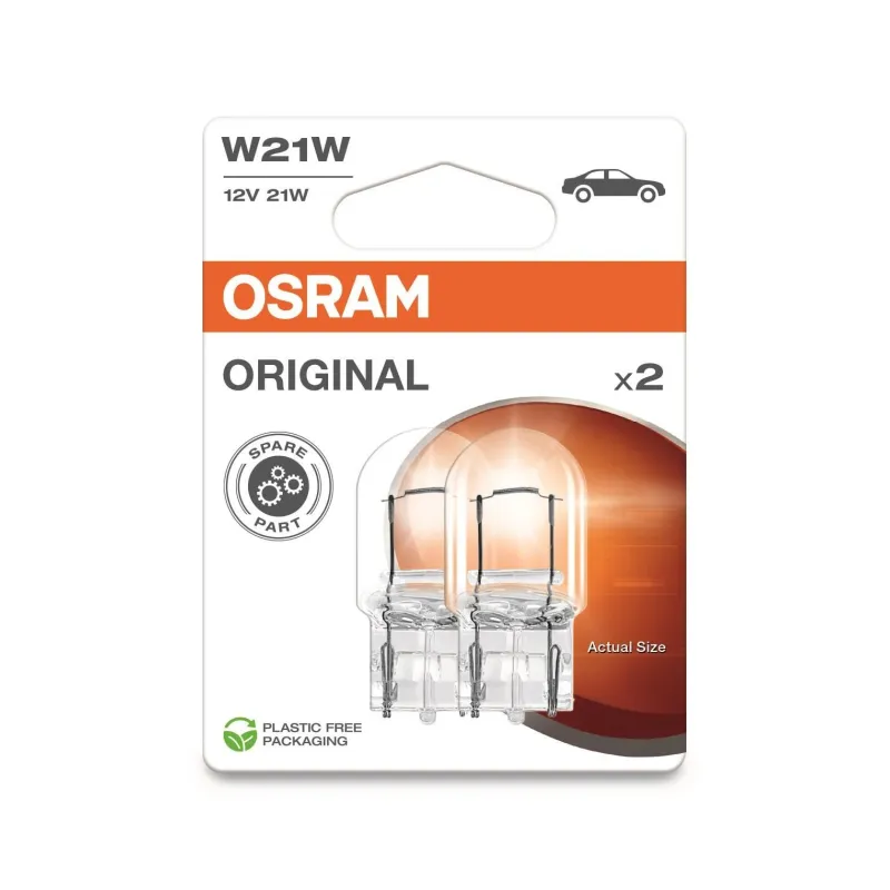 Automobilio lemputė Osram 7505-2BL, kaitrinė, skaidri sp., 12 V