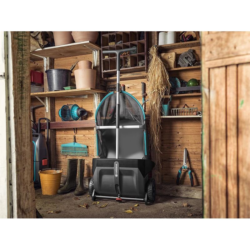 Mehānisks zāles un lapu savācējs