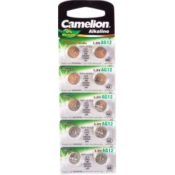 Patareid Camelion Alkaline, AG12, 1.5 V