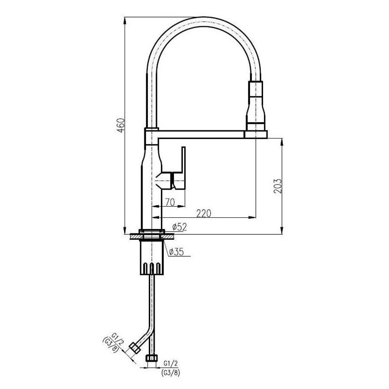 Virtuves maisītājs zambezi dza017.5