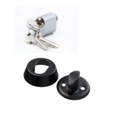 Cilindra komplekts skand. 18mm melns