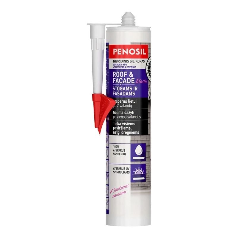 Silikons penosil jumtiem fasādēm 290ml