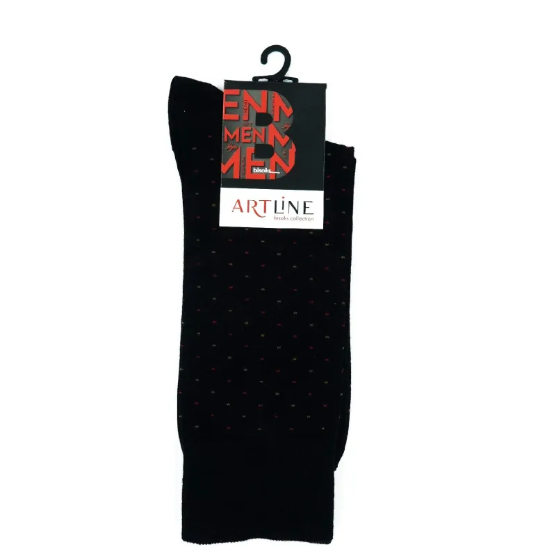 Vīriešu zeķes Bisoks, melna krās., 43-46