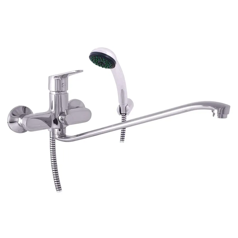 Vannas maisītājs ar dušas komplektu Domoletti Victoria, hroma krās.