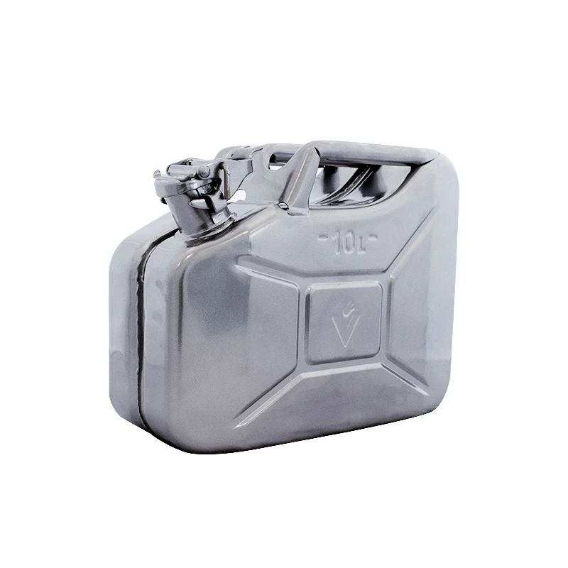 Degvielas kanna 10l sudraba krasa