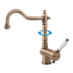 Praustuvo maišytuvas Domoletti Labe Stara Mosaz DL508.5-8SM, žalvario sp.