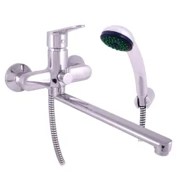 Смеситель для ванны с душевым набором Domoletti Victoria, хромовый цв.