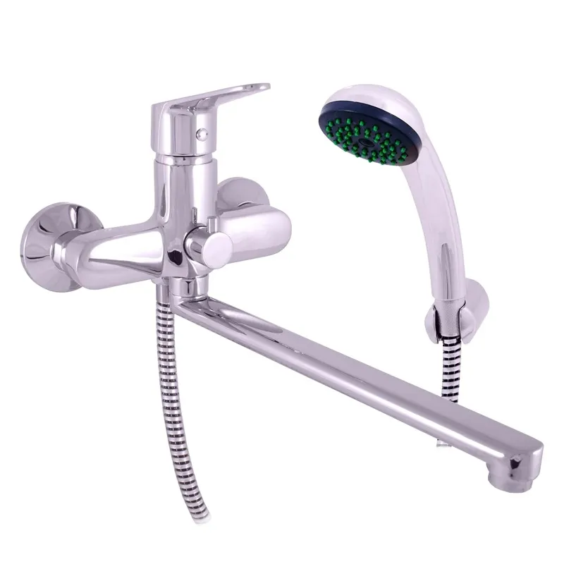 Vannas maisītājs ar dušas komplektu Domoletti Victoria, hroma krās.