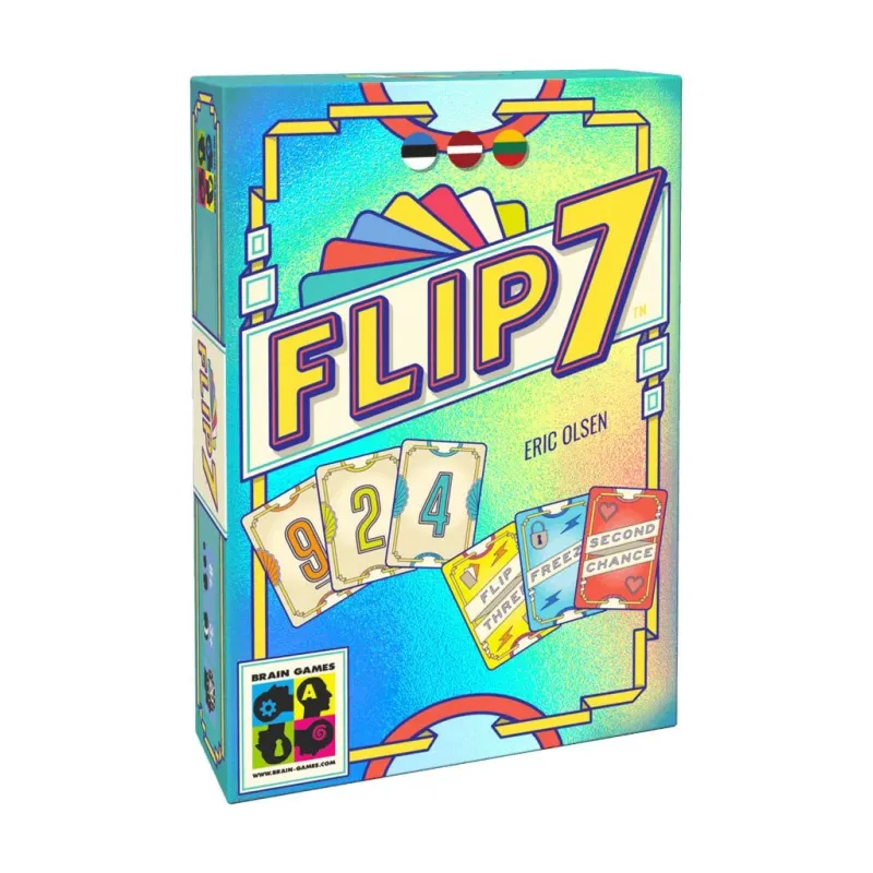 Kāršu spēle Brain Games Flip 7, EN