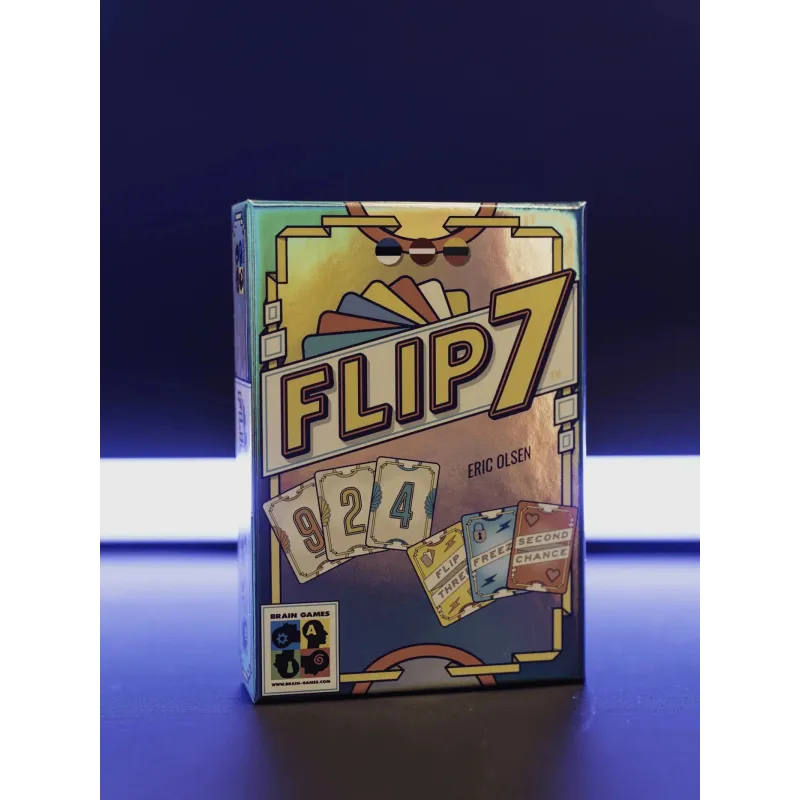 Kāršu spēle Brain Games Flip 7, EN