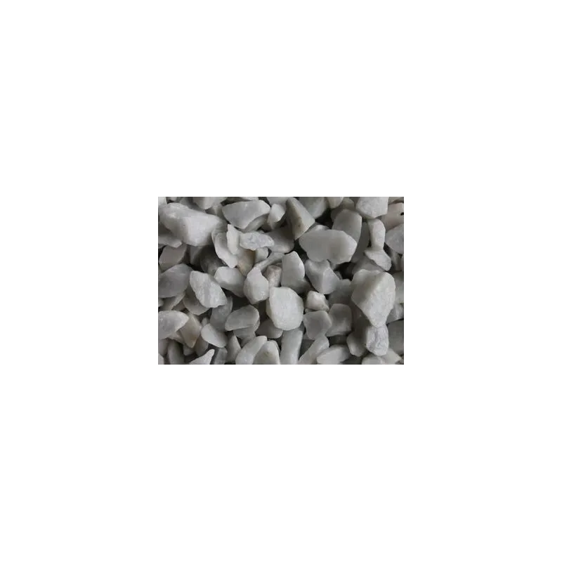 Dekoratīvais akmens, 4–8 mm, balts, 1,5 kg