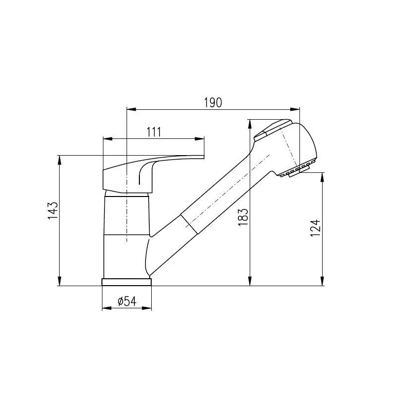 Maisītājs virtuves dvt010.5